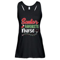 Santas Favorite Nurse Cute Merry Xmas Party Crew Ladies Essential Flowy Tank