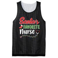 Santas Favorite Nurse Cute Merry Xmas Party Crew Mesh Reversible Basketball Jersey Tank