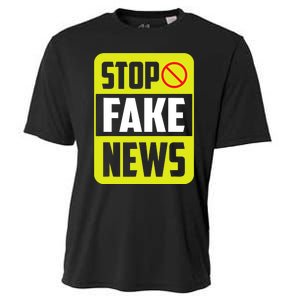 Stop Fake News Press Freedom Rights Journalism Journalist Cooling Performance Crew T-Shirt