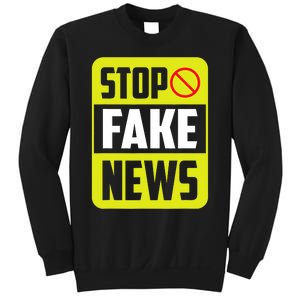 Stop Fake News Press Freedom Rights Journalism Journalist Sweatshirt