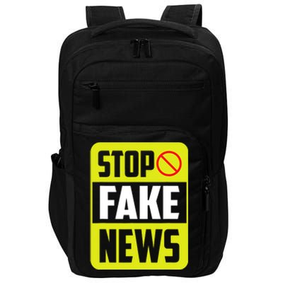 Stop Fake News Press Freedom Rights Journalism Journalist Impact Tech Backpack