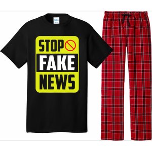 Stop Fake News Press Freedom Rights Journalism Journalist Pajama Set