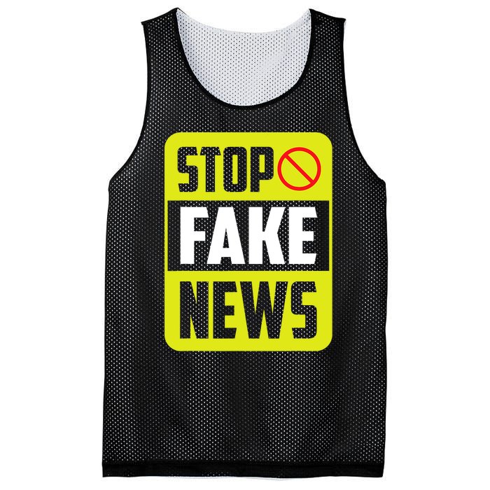 Stop Fake News Press Freedom Rights Journalism Journalist Mesh Reversible Basketball Jersey Tank