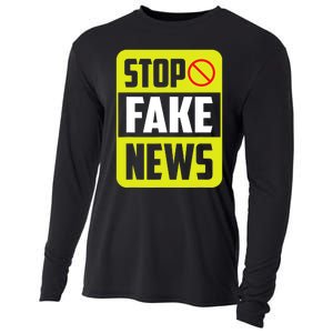 Stop Fake News Press Freedom Rights Journalism Journalist Cooling Performance Long Sleeve Crew