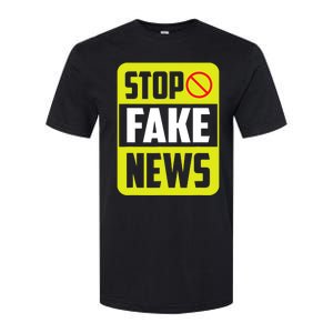 Stop Fake News Press Freedom Rights Journalism Journalist Softstyle CVC T-Shirt