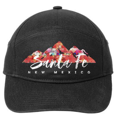 SANTA FE NEW MEXICO Family Travel Hiking Camping Skiing Trip 7-Panel Snapback Hat