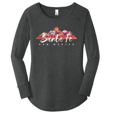 SANTA FE NEW MEXICO Family Travel Hiking Camping Skiing Trip Women's Perfect Tri Tunic Long Sleeve Shirt