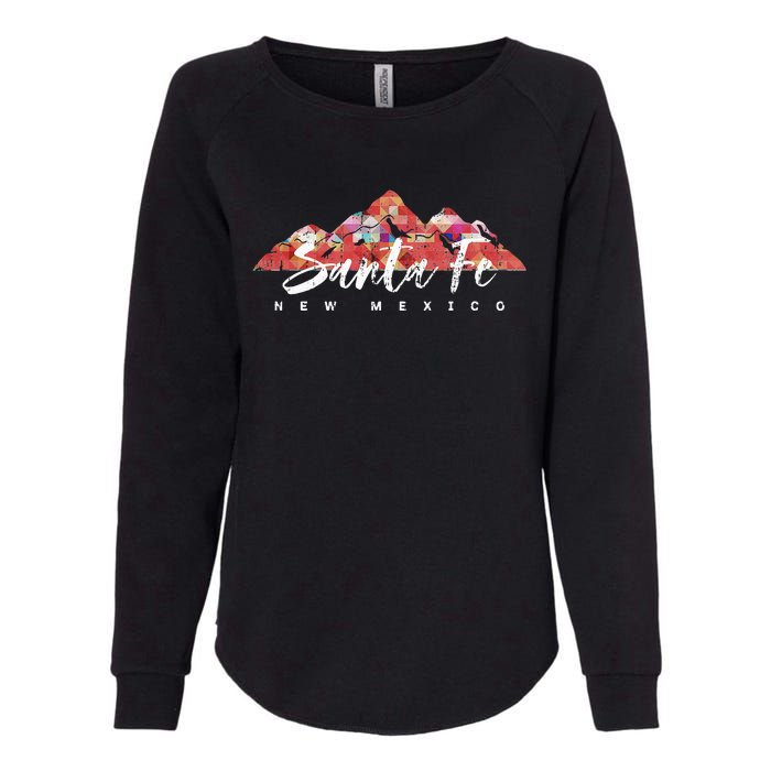 SANTA FE NEW MEXICO Family Travel Hiking Camping Skiing Trip Womens California Wash Sweatshirt