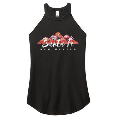 SANTA FE NEW MEXICO Family Travel Hiking Camping Skiing Trip Women's Perfect Tri Rocker Tank