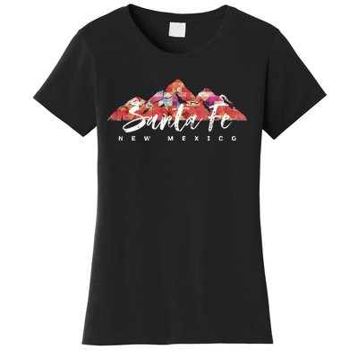 SANTA FE NEW MEXICO Family Travel Hiking Camping Skiing Trip Women's T-Shirt