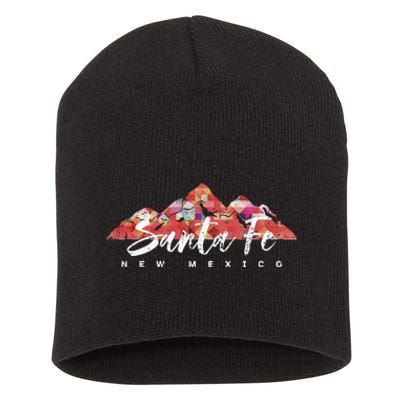 SANTA FE NEW MEXICO Family Travel Hiking Camping Skiing Trip Short Acrylic Beanie