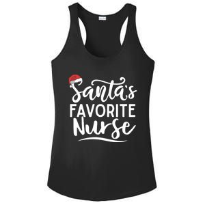 SantaS Favorite Nurse Christmas Funny Nursing Love Funny Gift Cute Gift Ladies PosiCharge Competitor Racerback Tank