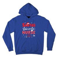 Santa Favorite Nurse For Christmas In Hospital Gift Hoodie