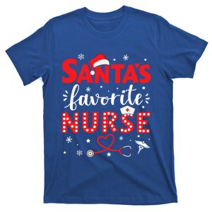 Santa Favorite Nurse For Christmas In Hospital Gift T-Shirt