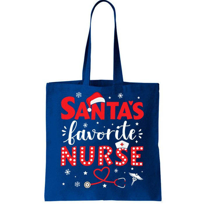 Santa Favorite Nurse For Christmas In Hospital Gift Tote Bag