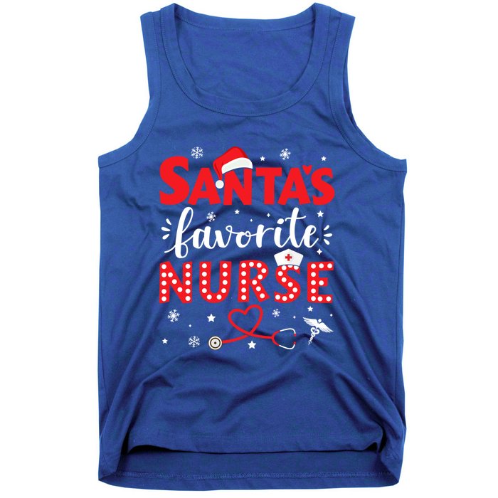 Santa Favorite Nurse For Christmas In Hospital Gift Tank Top