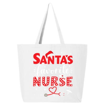 Santa Favorite Nurse For Christmas In Hospital Gift 25L Jumbo Tote