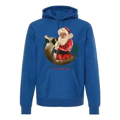 Santa Favorite Nurse Meaningful Gift Premium Hoodie