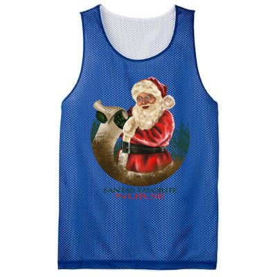 Santa Favorite Nurse Meaningful Gift Mesh Reversible Basketball Jersey Tank