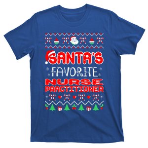 Santas Favorite Nurse Practitioner Christmas Ugly Sweater Gift T-Shirt