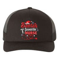 SantaS Favorite Nurse Christmas Short Sleeve Yupoong Adult 5-Panel Trucker Hat