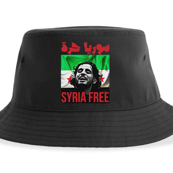 Syria Free Now The Syrian People Liberated Sustainable Bucket Hat