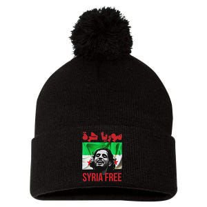 Syria Free Now The Syrian People Liberated Pom Pom 12in Knit Beanie