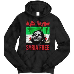 Syria Free Now The Syrian People Liberated Tie Dye Hoodie