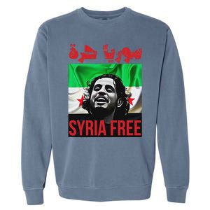 Syria Free Now The Syrian People Liberated Garment-Dyed Sweatshirt