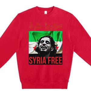 Syria Free Now The Syrian People Liberated Premium Crewneck Sweatshirt