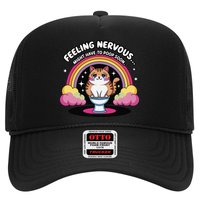 Saying Feeling Nervous Might Have To Poop Soon Cat Funny Hat