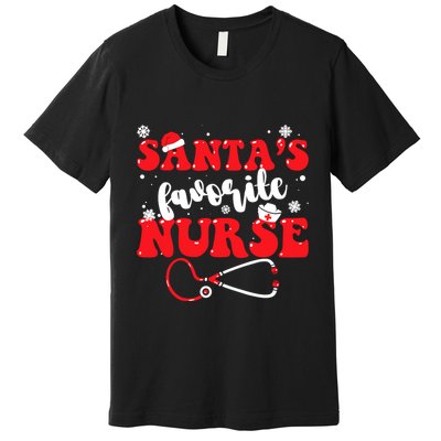 SantaS Favorite Nurse Christmas Premium T-Shirt