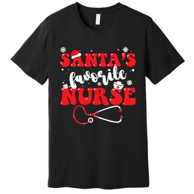 SantaS Favorite Nurse Christmas Premium T-Shirt