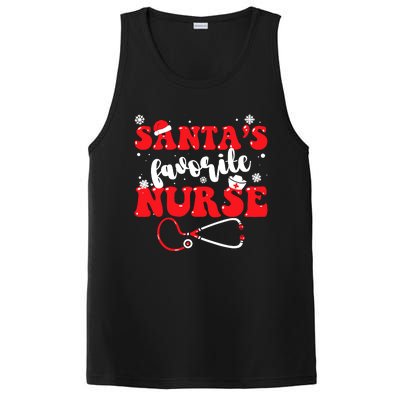 SantaS Favorite Nurse Christmas PosiCharge Competitor Tank