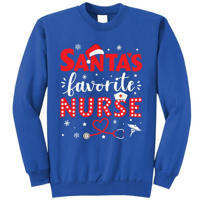 Santa Favorite Nurse For Christmas In Hospital Gift Sweatshirt