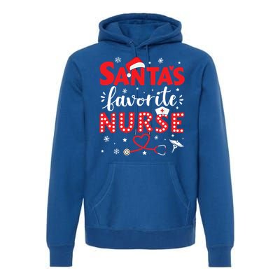 Santa Favorite Nurse For Christmas In Hospital Gift Premium Hoodie