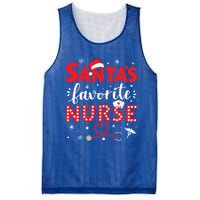 Santa Favorite Nurse For Christmas In Hospital Gift Mesh Reversible Basketball Jersey Tank