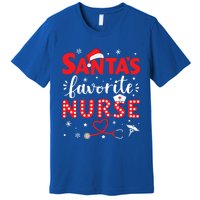 Santa Favorite Nurse For Christmas In Hospital Gift Premium T-Shirt