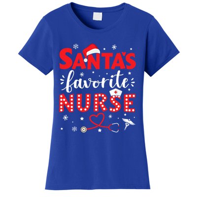 Santa Favorite Nurse For Christmas In Hospital Gift Women's T-Shirt