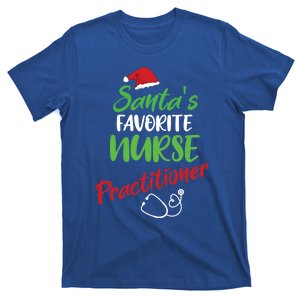 SantaS Favorite Nurse Practitioner Christmas Nursing Meaningful Gift T-Shirt