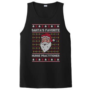 SantaS Favorite Nurse Practitioner Funny Christmas Holiday Gift PosiCharge Competitor Tank