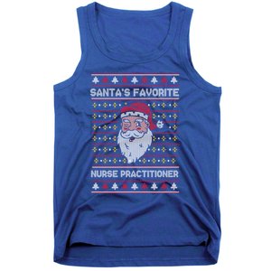 SantaS Favorite Nurse Practitioner Funny Christmas Holiday Gift Tank Top