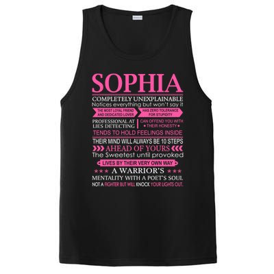 Sophia First Name Gift Funny Sophia Gift PosiCharge Competitor Tank