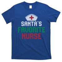 Santas Favorite Nurse Christmas Rn Nursing Ugly XMas Pajama Meaningful Gift T-Shirt