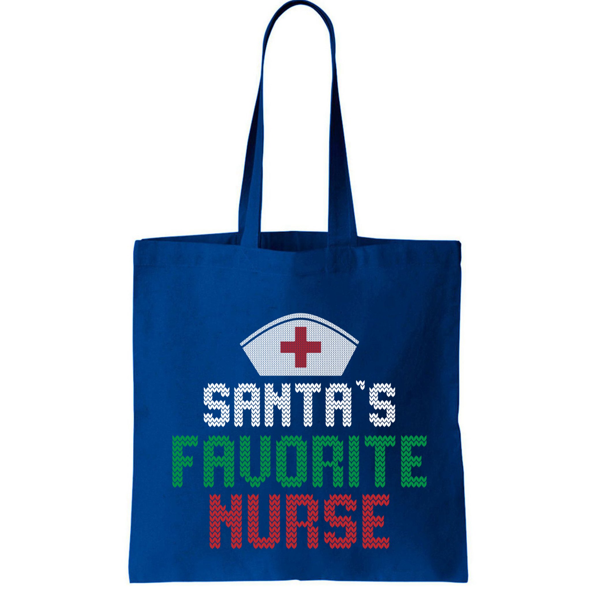 Santas Favorite Nurse Christmas Rn Nursing Ugly XMas Pajama Meaningful Gift Bag