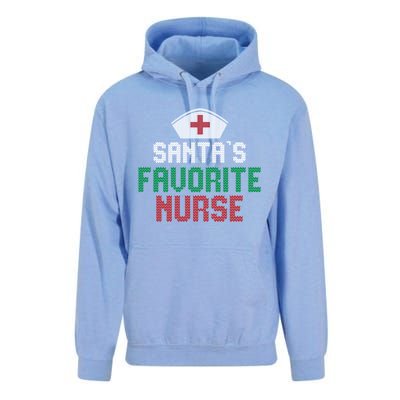 Santas Favorite Nurse Christmas Rn Nursing Ugly XMas Pajama Meaningful Gift Unisex Surf Hoodie