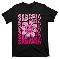 Sabrina First Name I Love Sabrina Groovy 80S Vintage T-Shirt