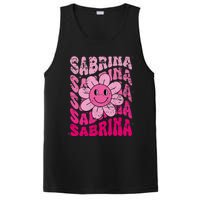 Sabrina First Name I Love Sabrina Groovy 80S Vintage PosiCharge Competitor Tank