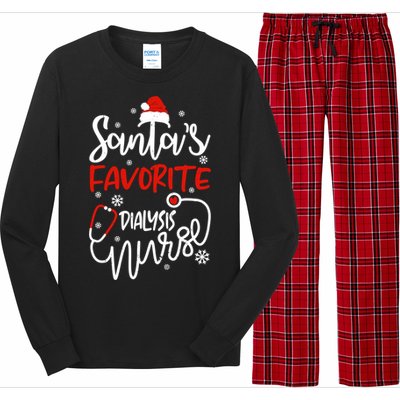 Santas Favorite Nurse Gift Long Sleeve Pajama Set