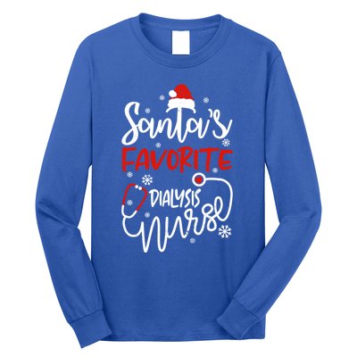 Santas Favorite Nurse Gift Long Sleeve Shirt